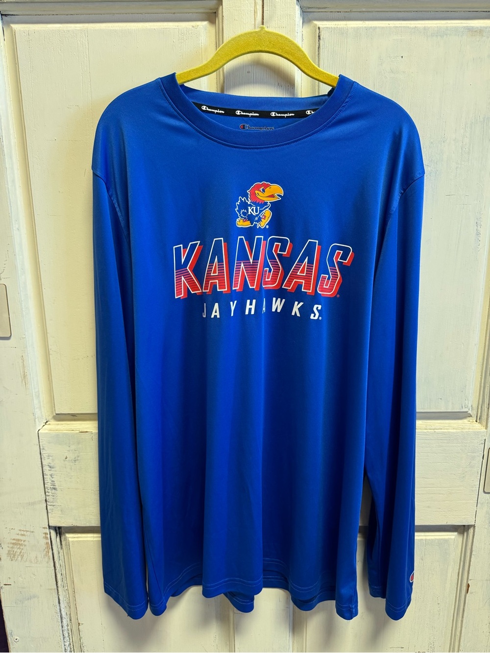 Men’s Champion Kansas Jayhawks Long Sleeve Tee